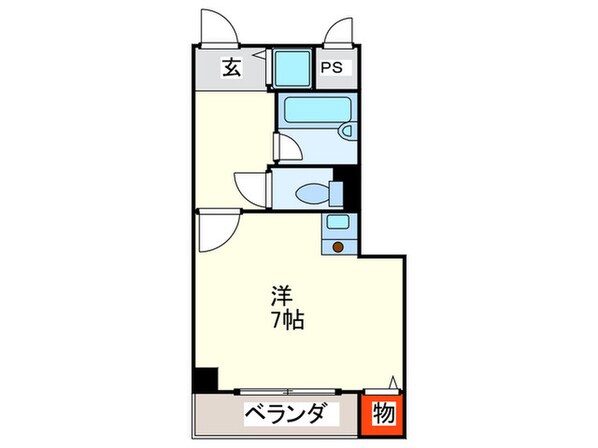 TATディナスティ西本町(905)の物件間取画像